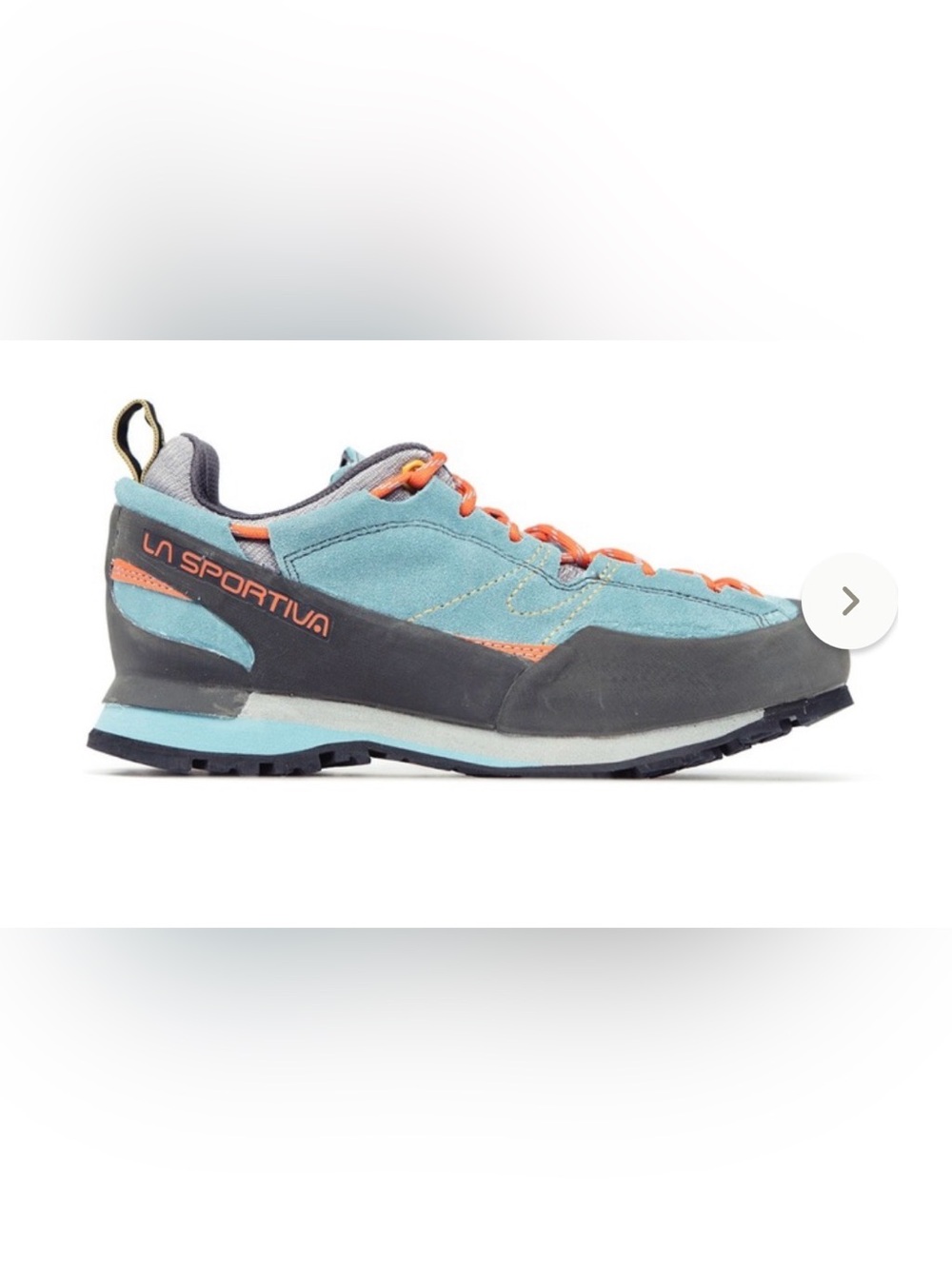 La Sportiva Women’s Boulder X Teal Suede Approach Shoes 6.5